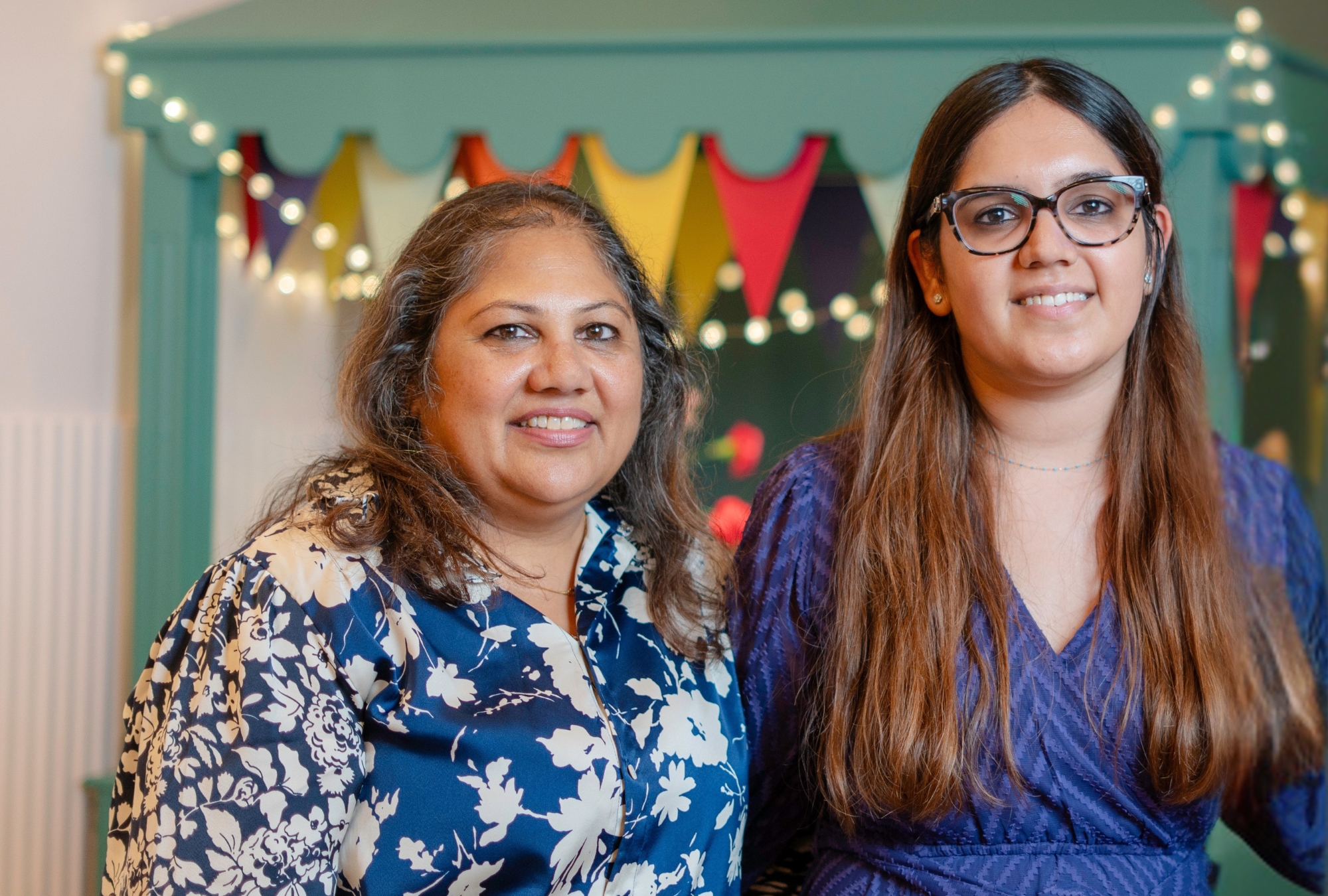 Poppy's Tea Room Promoters Roopali and Anamika